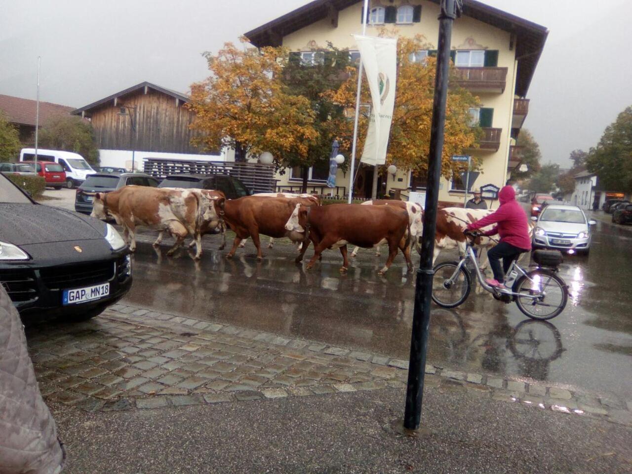 Landgasthof Kirchmayer Farchant Exteriör bild